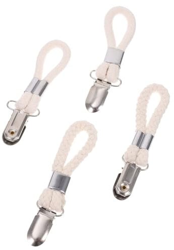 PRETYZOOM 4 Stück Handtuchklammern Edelstahl Handtuch Klemmen Ohne Bohren Für Bad Dusch Organizer Zum Handtuch Aufhängen