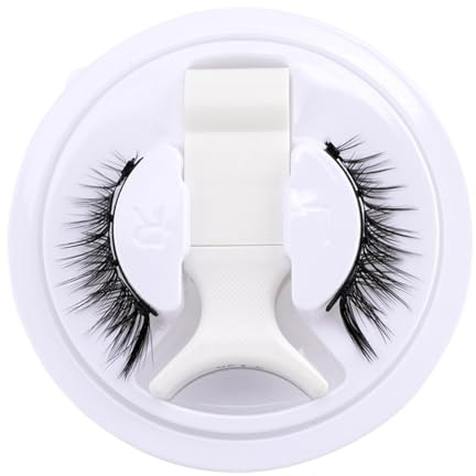 Magnetische Wimpern kein Kleber - transparente Passform, einfach anzuwendende Wimpernstreifen, wiederverwendbar falsche Wimpern | Leichtes und langlebiges Volumen, magnetische Wimpern ohne Eyeliner