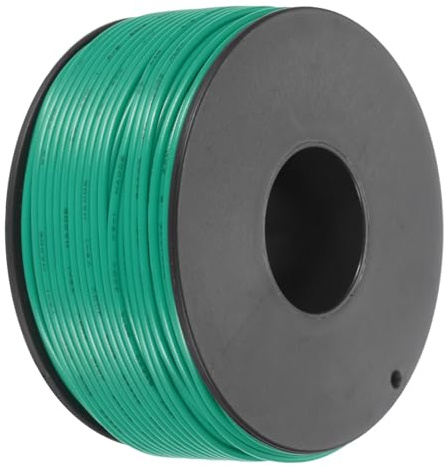 QUARKZMAN 24AWG Filo Intrecciato PVC Filo Elettrico 50M/164ft Verde nautico | Filo Rame Stagnato UL1007, per Collegamenti Interni