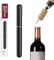 Apribottiglie a Pressione d'aria 2 in 1 con Tagliacapsule, Apribottiglie di Vino, Cavatappi Portatile da Viaggio, Apertura Rapida per Gli Amanti del Vino, Feste, Matrimoni, Campeggio