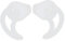 CHICAMPERA 1Pair Silicone Earbud Tips Replacement Ear Mold for Acoustic Tube Earpieces Compatible with Coil Tube Audio Kits Comfortable Fit Environmental Sound
