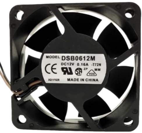DSB0612M-T72N Fan 6CM for 12V 0.16A 6025 60X60X25MM 2Wires Cooling Fan