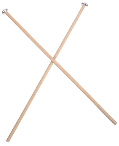 BESPORTBLE Xylophon Schlägel mit Ovalem Metallkopf und Ergonomischem Holzgriff Professionelle Percussion Sticks für Xylophon Glockenspiel und Klangstäbe Langlebige Musikzubehör für Musiker