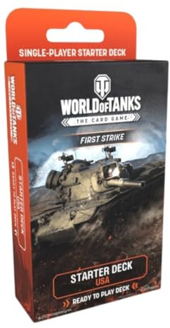 Archon Studio World of Tanks Kartenspiel - First Strike Starter Deck - Schnelllebiges Strategie-Kartenspiel mit Deck-Buidling-Elementen für 2 Spieler, ab 14 Jahren (USA)