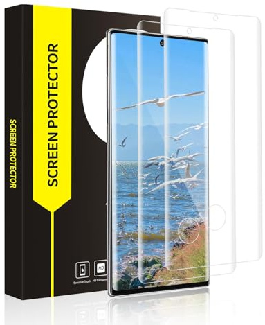 Bodyguard 2 Stück Schutzfolie für Panzerglas für Samsung Galaxy Note 10, 3D-Volle Bedeckung HD-Klar Kristallklar Samsung Note 10 Displayschutzfolie, 9H Härte Anti-Scratch Note 10 Gehärtetem Glas
