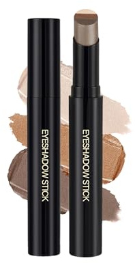 3 Couleurs Fard a Paupiere Creme, Fard à Paupières Marron Paillette Dégradé | Texture Crémeuse et Soyeuse, Imperméable & Longue Durée, Haute Pigmentation, Maquillage Rapide Stick Ombre a Paupiere