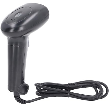 Cryfokt Barcode-Scanner, Intelligenter 2D-1D-QR-Code-Leser für Supermarkt Express Warehouse, Plug-and-Play-Barcode-Scanner-Leser für 10 PC Laptop POS