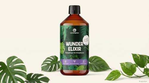 1x 500ml Flüssigdünger für Grünpflanzen mit Pflanzenkohle Zimmerpflanzen | Organischer Dünger · Für Monstera, Ficus & Co. · Einfache Dosierung