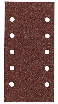 Hikoki 753062 -Carta abrasiva per levigatrice orbitali 115 x 230 mm, grana 60, diametro 10 pz)