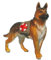 1/35 WWII German Shepherd with medical pack ML27 Military figure garage kit (japan import)