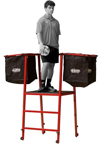 Tandem Sport Training Tower - Volleyball Coaching Tower with Ball Bag Attachments - Training Aid for Volleyball Coaching - Volleyball Training Equipment