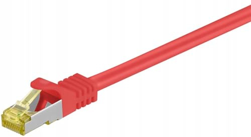 MicroConnect 3 m 3 m Cat7 S/FTP Cat7 S/FTP Network Cable – Red (S-STP), CAT7 S/FTP (S-STP) RJ-45, RJ-45 Network Cable (3 m, Red)
