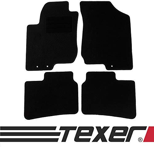 Car Mat Co TEXER Textil Fußmatten Passend für Hyundai i30 I FD Bj. 2007-2012 Basic
