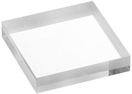 Acrylplatte/Acrylblock 50x50x10mm transparent, rundum glänzend polierte Seitenkanten/Acryl/Acrylglas/Acrylscheibe - Zeigis®