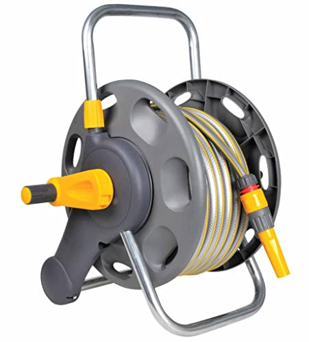 Hozelock 2 in 1 Hose Storage System - 50m (2477) - Grey Hose Reel