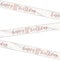 Stunning Rose Gold Happy 80th Birthday Glitz Foil Banner (274cm) - Dazzling Party Decor for a Memorable Milestone - 1 Pc