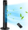 Aigostar Ventilador de Torre Inteligente con Mando a Distancia, Silencioso, 102 cm, Pantalla LED, 3 Modos, 3 Velocidades, Temporizador 24 H, Oscilante, WiFi+Bluetooth, Control App, Alexa y Google Home