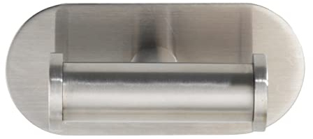 WENKO Turbo-Loc® Wandhaken Duo Orea Matt, Befestigen ohne bohren, Doppelhaken für griffbereite Aufbewahrung von Handtüchern, aus hochwertigem rostfreiem Edelstahl matt, 10 x 4,5 x 6,5 cm