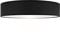 Smartwares Deckenleuchte – Textilschirm – 60 cm Ø – 4x E27 – Max. 18 W – Für LED geeignet – Schwarz – IDE-60047