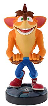 Cable Guys - Crash Bandicoot Gaming Accessories Holder & Phone Holder for Most Controller (Xbox, Play Station, Nintendo Switch) & Phone