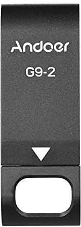Andoer G9-2 Action Camera Battery Cover Metal Battery Cover Removable Battery Door Vlog Accessory Replacement for GoPro Hero 9