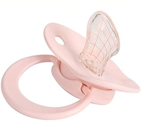 Bontannd 1 Stücke Große Größe Lebensmittelqualität Silikon Nippel Erwachsene Schnuller Funny Eltern Erwachsene Schnuller Custom Kind Spielzeug Rosa