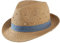 Magracy Chapeau de paille pour enfants et garçons - Chapeau de protection solaire pour bébé - Chapeau de plage Fedora, café, 3-4 ans