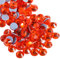Beadsland 1440 Stück Orange Hotfix Strasssteine, Hitzefix Strasssteine zum Basteln, Hotfix Kristall Runde Edelsteine, Orange (SS16/3.8-4.0mm)