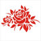 iSpchen Autoaufkleber 3D Rose Blume Aufkleber Auto Tuning Personalisierte Aufkleber Reflektierende Motorhaube Körper Stoßstangen Anti-Kratz Aufkleber Wandtattoo Kühlschrank Dekoration Aufkleber