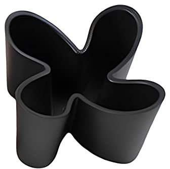 F Fityle Organisateur de bureau boîte de rangement TV télécommande support multifonctionnel papeterie organisateur porte-stylo pour table de chevet comptoir, noir