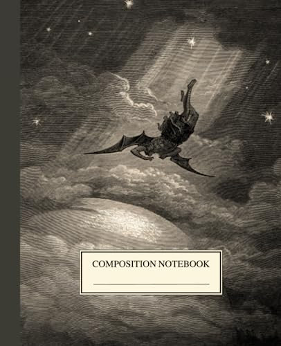 Composition Notebook College Ruled: Vintage Satan Illustration | Macabre Aesthetic Journal for School, College & Work