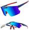 FEISEDY Fahrradbrille Polarisiert Flip Up Sportbrille für Herren Damen Jugendliche Baseball Softball Beachvolleyball Sport Sonnenbrille mit UV400 Schutz B0027