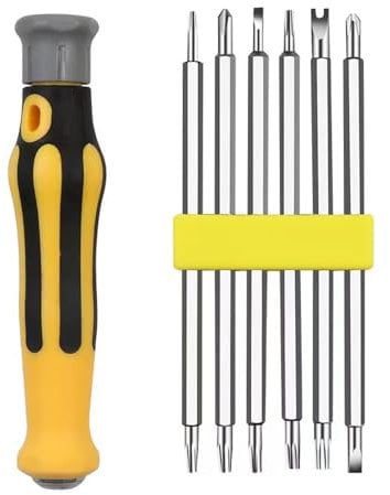 6-in-1 Multifunctional Screwdriver Batch U-type Plum Blossom Triangle Shaped Bit Multifunctional household dismantling screwdriver driver screwdriver set Repair Toolkit A24