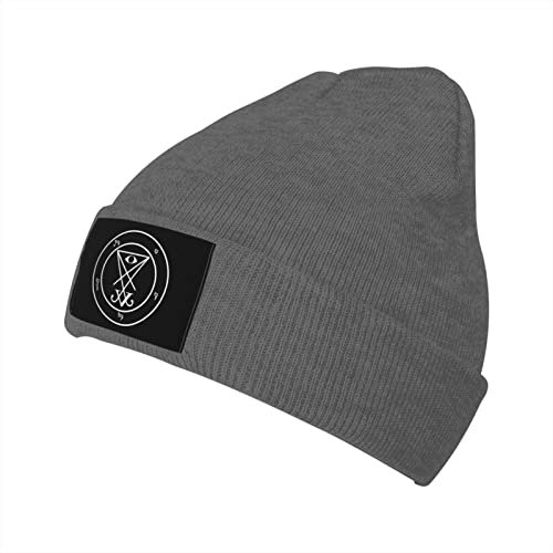 934 Laufmützen Lucifer Sigil Mütze Unisex Wintermützen Mehrweg Cuffed Plain Hat Für Outdoor Skifahren Herren