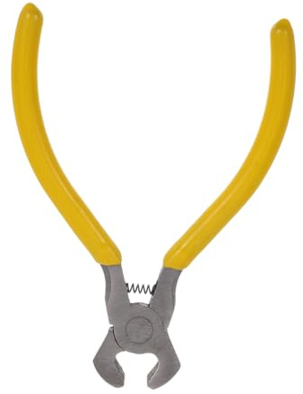 OFFSCH Gitarrensaitenschneider-zangen-set R07a Gitarren-reparaturwerkzeug Drahtzieher Bunddraht-schneidezange Gitarrenbauer-zubehör Hochwertiger Edelstahl Gelb