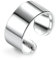 ALEXCRAFT Chunky Ring Silber 925 Damen Herren Offene Verstellbare Geschenke für Frauen Freundin Mama Mädchen Valentinstag 10mm