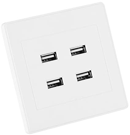 Combort 4 Ports USB DC 5 V, Prise USB Prise Murale Bureau à Domicile de Courant électrique Murale de Chargeur