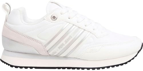 Pepe Jeans Dublin Halbschuhe aus Leder weiß