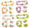Beatifufu Haarschmuck Für Mädchen Set Mit Blumen Stirnband Blumengirlande Armband Halskette Haarschmuck 4 Sets Für Hawaii-partys Hochzeiten Auftritte