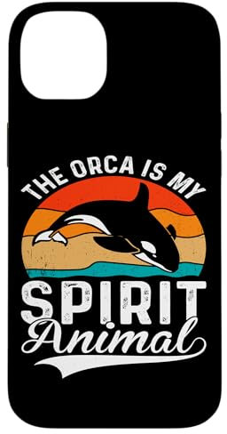 iPhone 14 Plus Orca Whale Black and White Ocean Fish Case