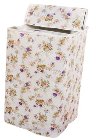 KITANDOVE 1pc Three-layer Washing Machine Cover Peva Material Protector for Home Washing Machine Case Zipper Pattern Random Style