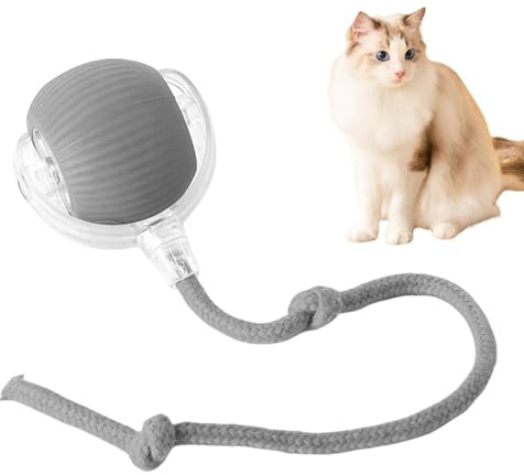 Biniveil Pallina Gatto Automatica | Giocattoli Interattivi Per Gatti | Ball Interattivo Giocattolo | Palla Giocattolo Per Gatti Intelligente | Palla Per Cani E Gatti In Movimento