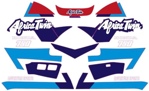 Adesivi per moto compatibili set di adesivi per Honda XRV 750 Africa Twin RD04 adesivi