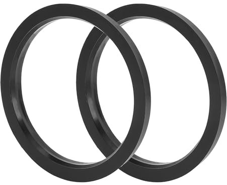 TUCKBOLD Car Wheel Hub Centric Rings Durable Wheels Center Shaft Shock Absorbing Hubrings Black 2 Pcs OD 110.1mm to ID 93.1 mm Polycarbonate