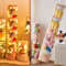 simdennr Transparent Stuffed Animal Storage with Light, Stuffed Animal Storage Tube, Cute Doll Storage Organizer, Plush animal Display Tube, for Playroom Bedroom Home Decor (pink)