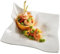 LIXIONGQUANLAL Dinner Plates Plato de Cena cerámica Blanca con Forma Creativa, vajilla Especial artística for Restaurante y Hotel Dinnerware Sets