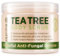 Tea Tree Antifungal Body Scrub Exfoliating: Extra Strength Pre-Body Wash for Athlete’s Foot, Jock Itch & Ringworm - Deep Cleansing Scrub with Tea Tree Oil & Dead Sea Salt for Smooth Skin - 12oz