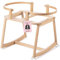 Geuther Untergestell für Moseskorb Baby | Stubenwagen mit Schaukelfunktion Babynestchen, Baby Beistellbett | aus nachhaltigem & massivem Gummibaumholz, Baby Bett Gestell, naturfarben