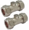 Isolation Valve 15mm 2 Pack - 15mm Isolation Valve - WRAS Approved Plumbing Fittings - Chrome Valve Compression & Easy Installation - Fitting Stopcock Valve & Stop Tap Water Shut Off Valve