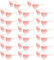 Bouiexye 20 Brille Rosa Herz Sonnenbrille Bachelorette Sonnenbrille Vintage Glasses Brille Herzform für Hochzeit Brautjungfer Partygeschenk Zubehör (20, Rosa)